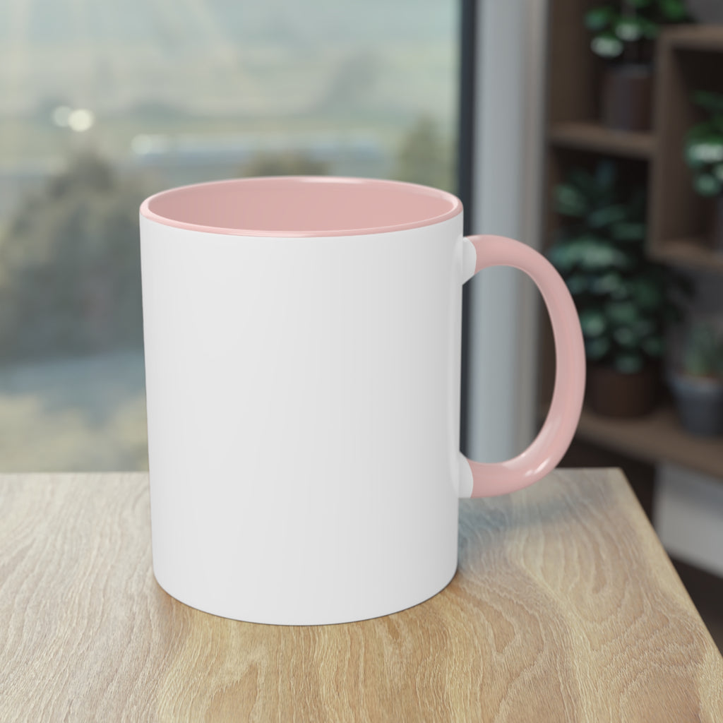 Inspirational Ticket Design Coffee Mug — "Sometimes You Just Have to Laugh" 11oz
