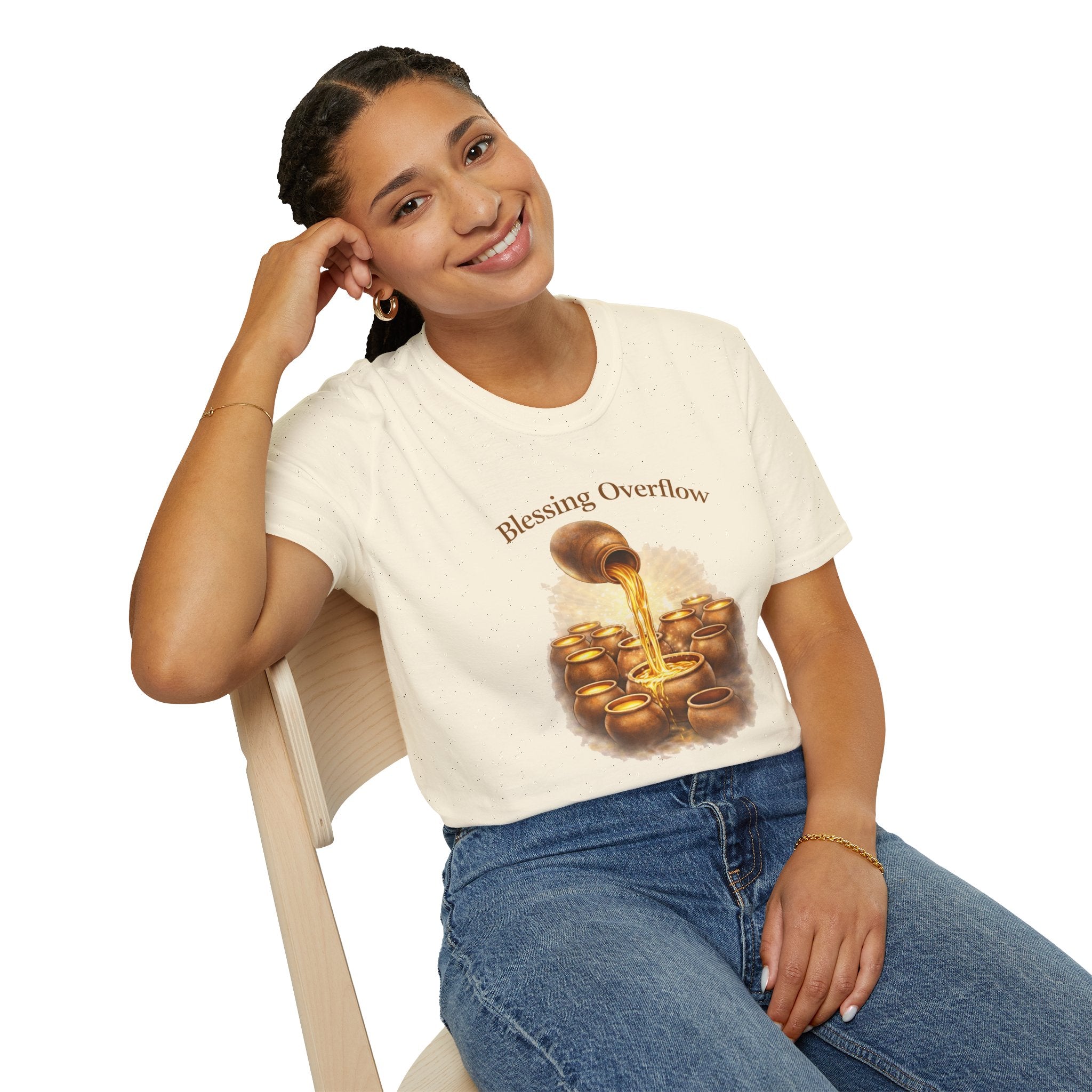 “Blessing Overflow” Faith-Inspired T-Shirt