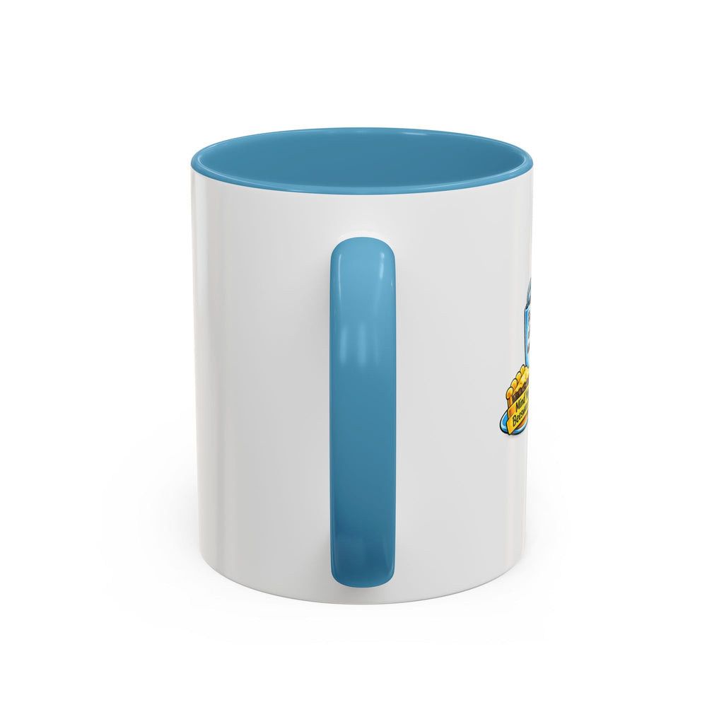 “First Cup of Coffee & Mind Your Beeswax Pie” Funny Coffee Mug