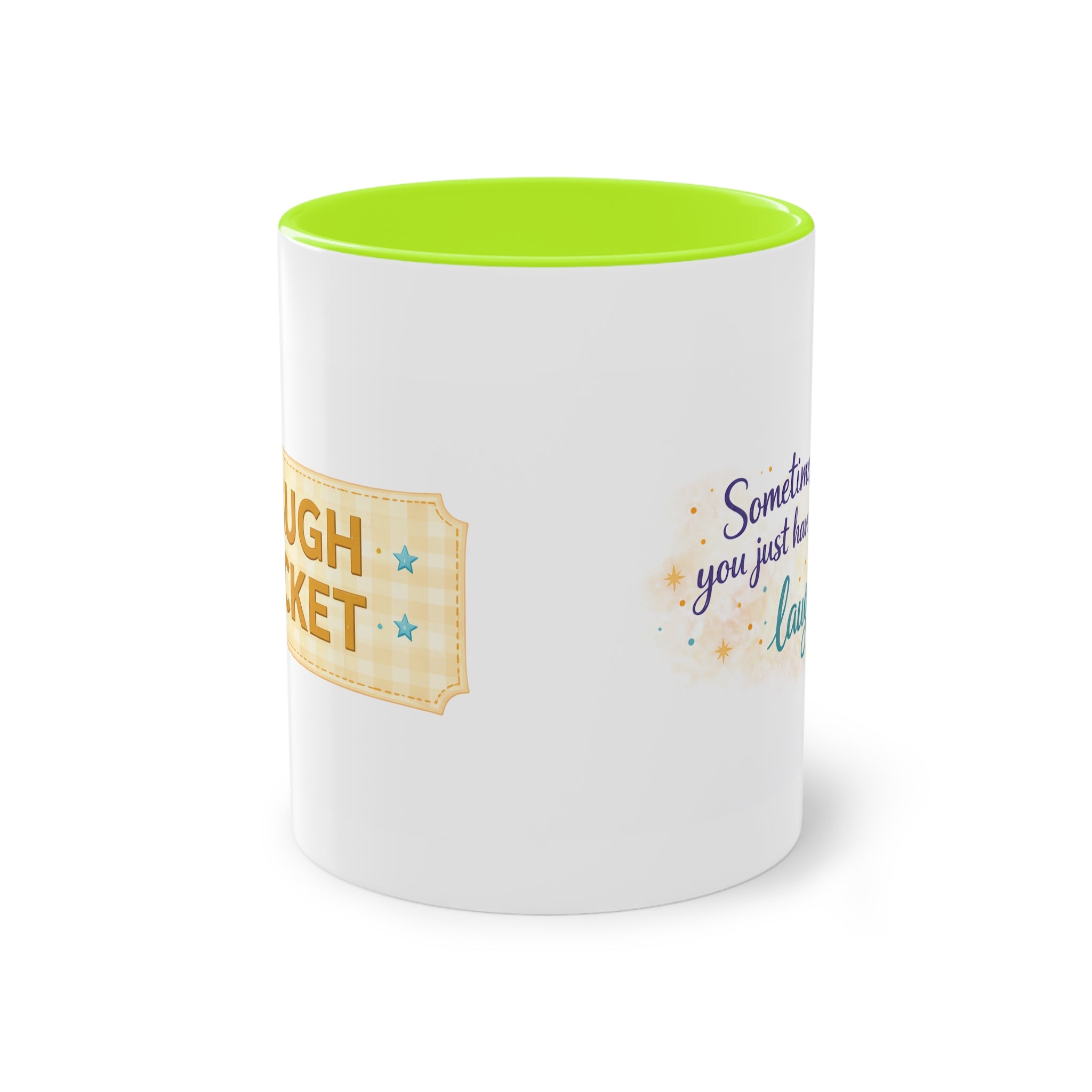 Inspirational Ticket Design Coffee Mug — "Sometimes You Just Have to Leap" 11oz