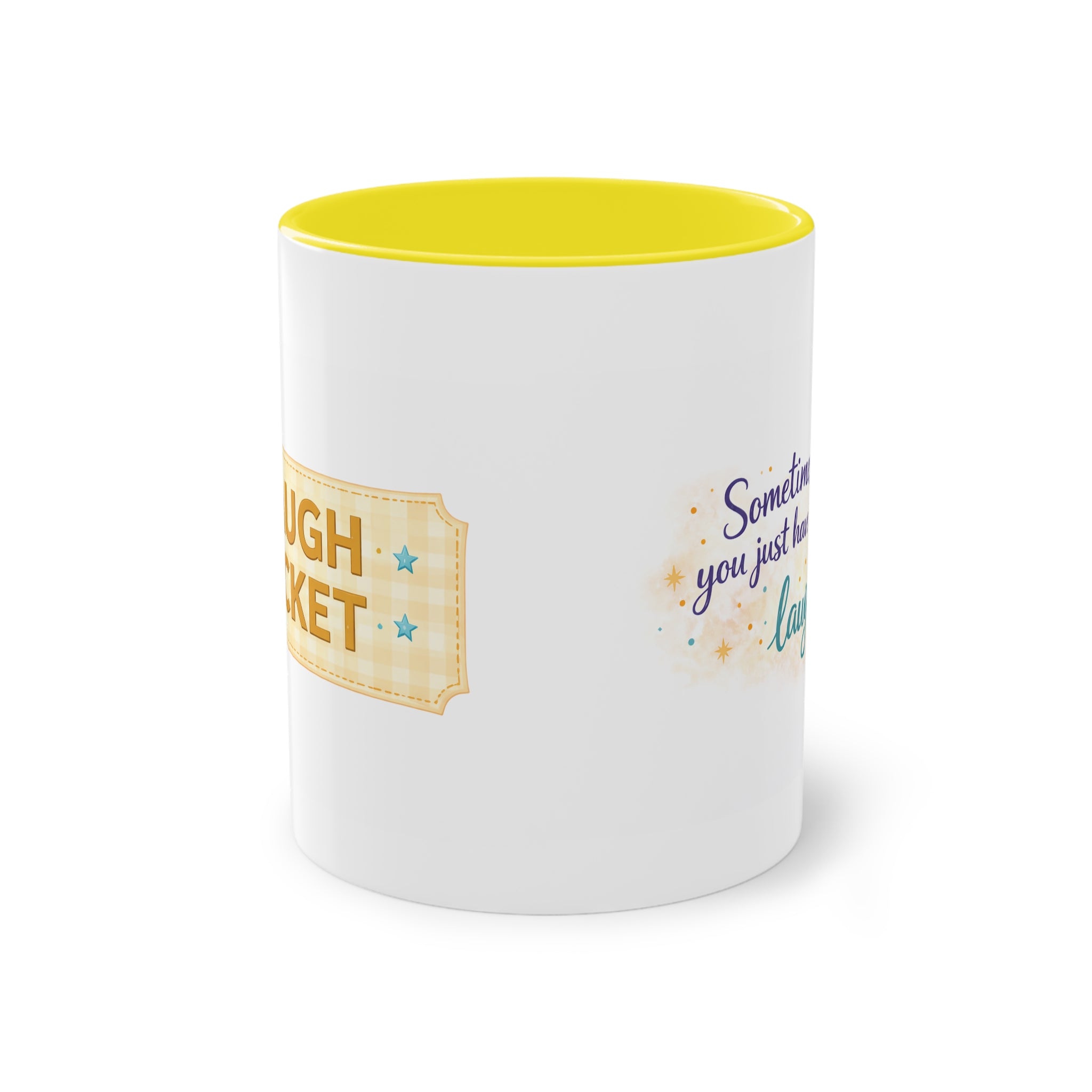 Inspirational Ticket Design Coffee Mug — "Sometimes You Just Have to Leap" 11oz