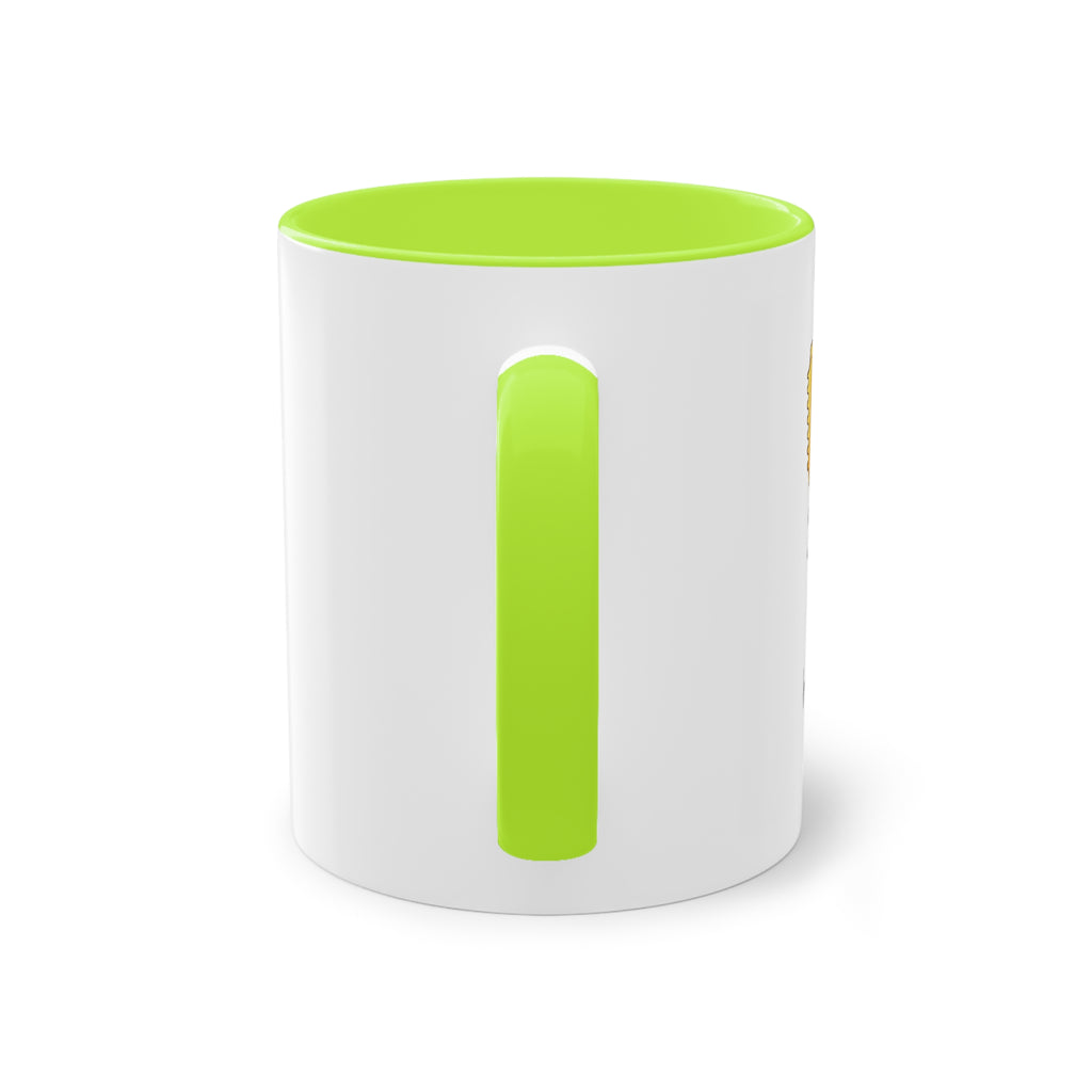 Inspirational Ticket Design Coffee Mug — "Sometimes You Just Have to Laugh" 11oz