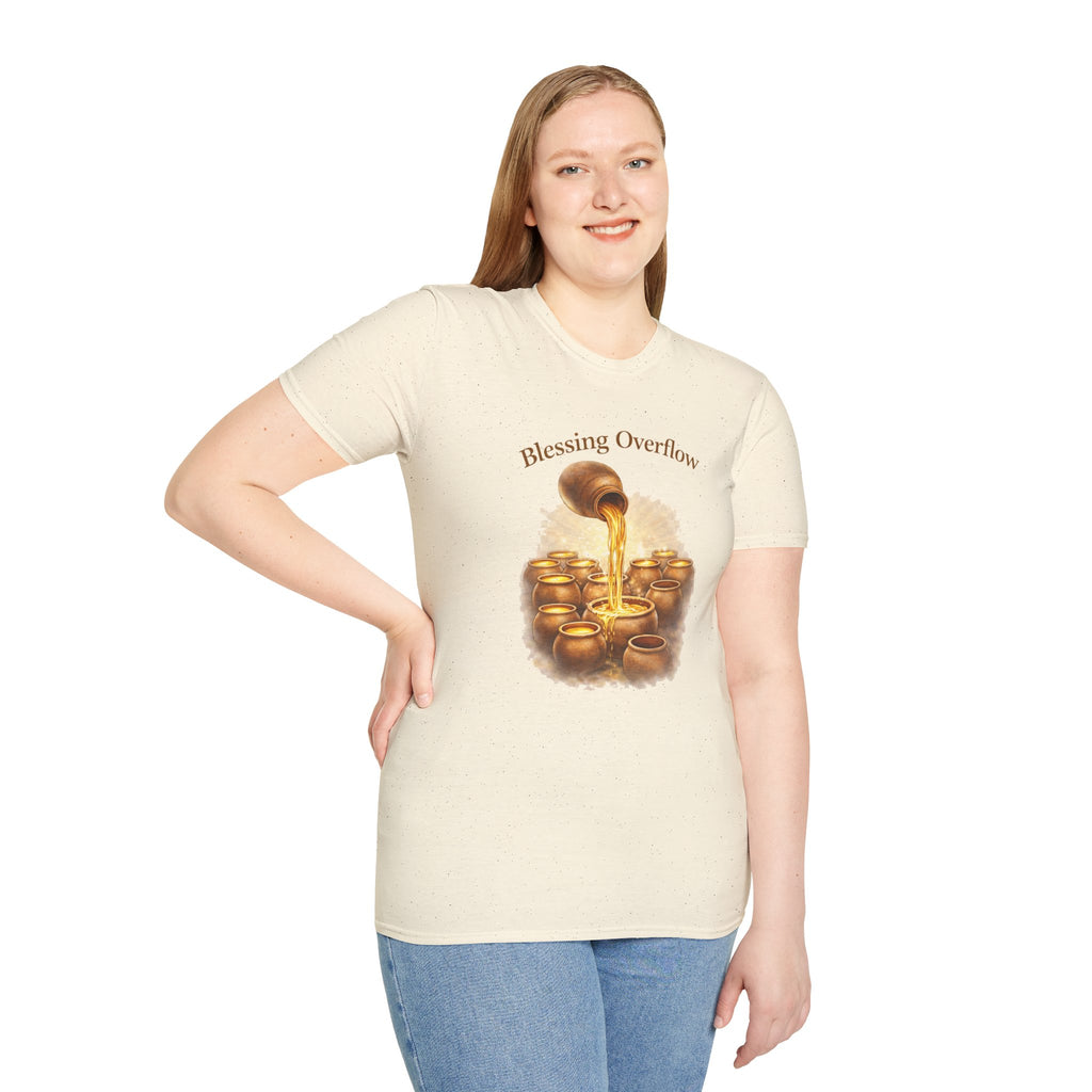 “Blessing Overflow” Faith-Inspired T-Shirt