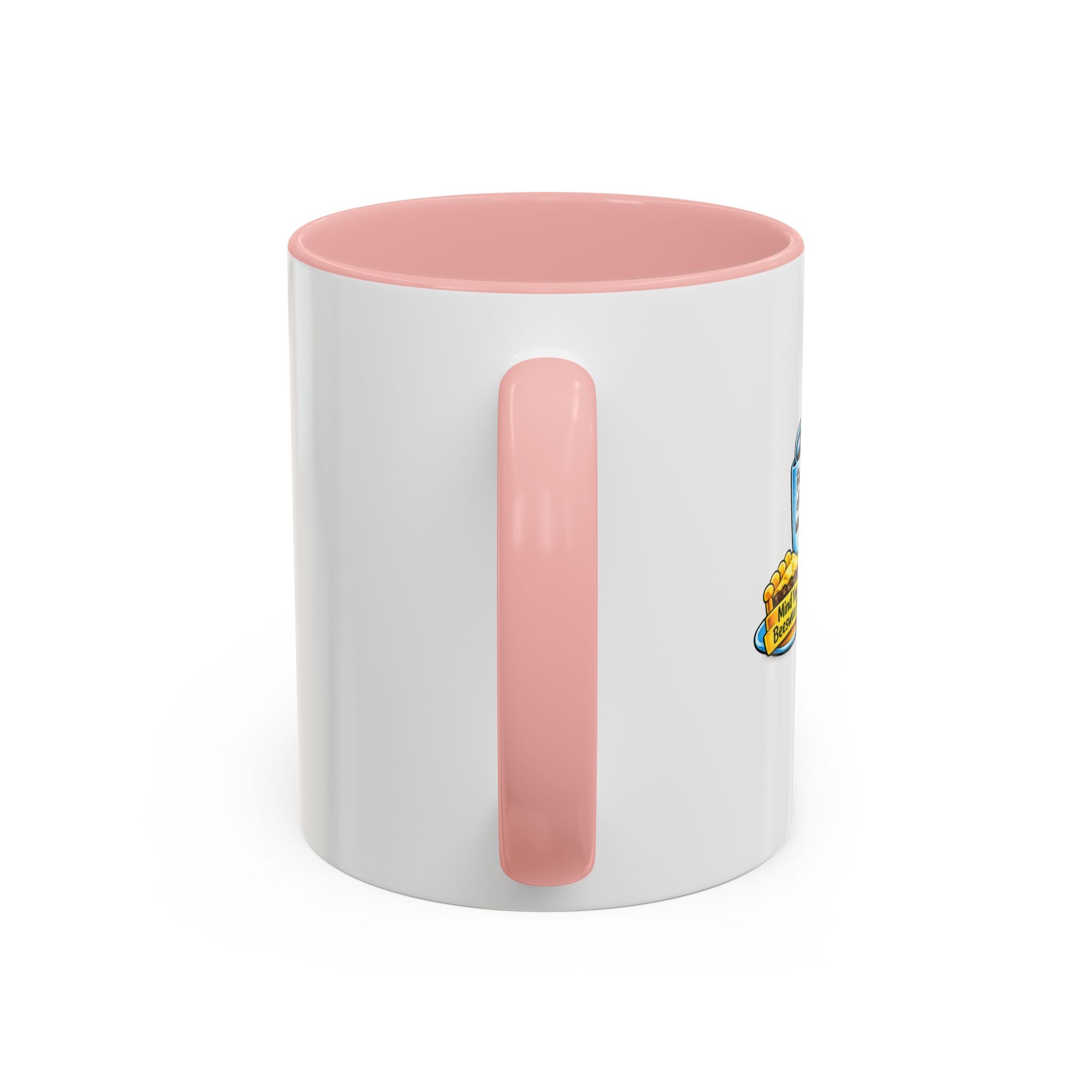 “First Cup of Coffee & Mind Your Beeswax Pie” Funny Coffee Mug