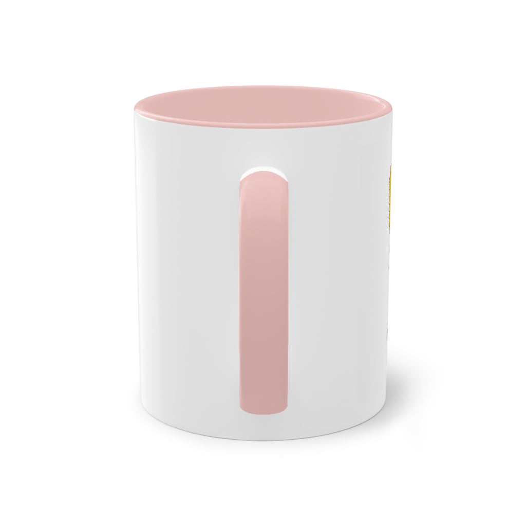 Inspirational Ticket Design Coffee Mug — "Sometimes You Just Have to Laugh" 11oz