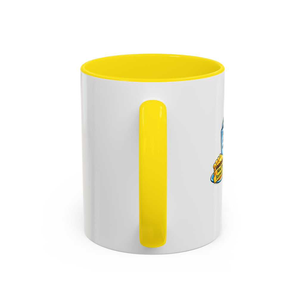 “First Cup of Coffee & Mind Your Beeswax Pie” Funny Coffee Mug