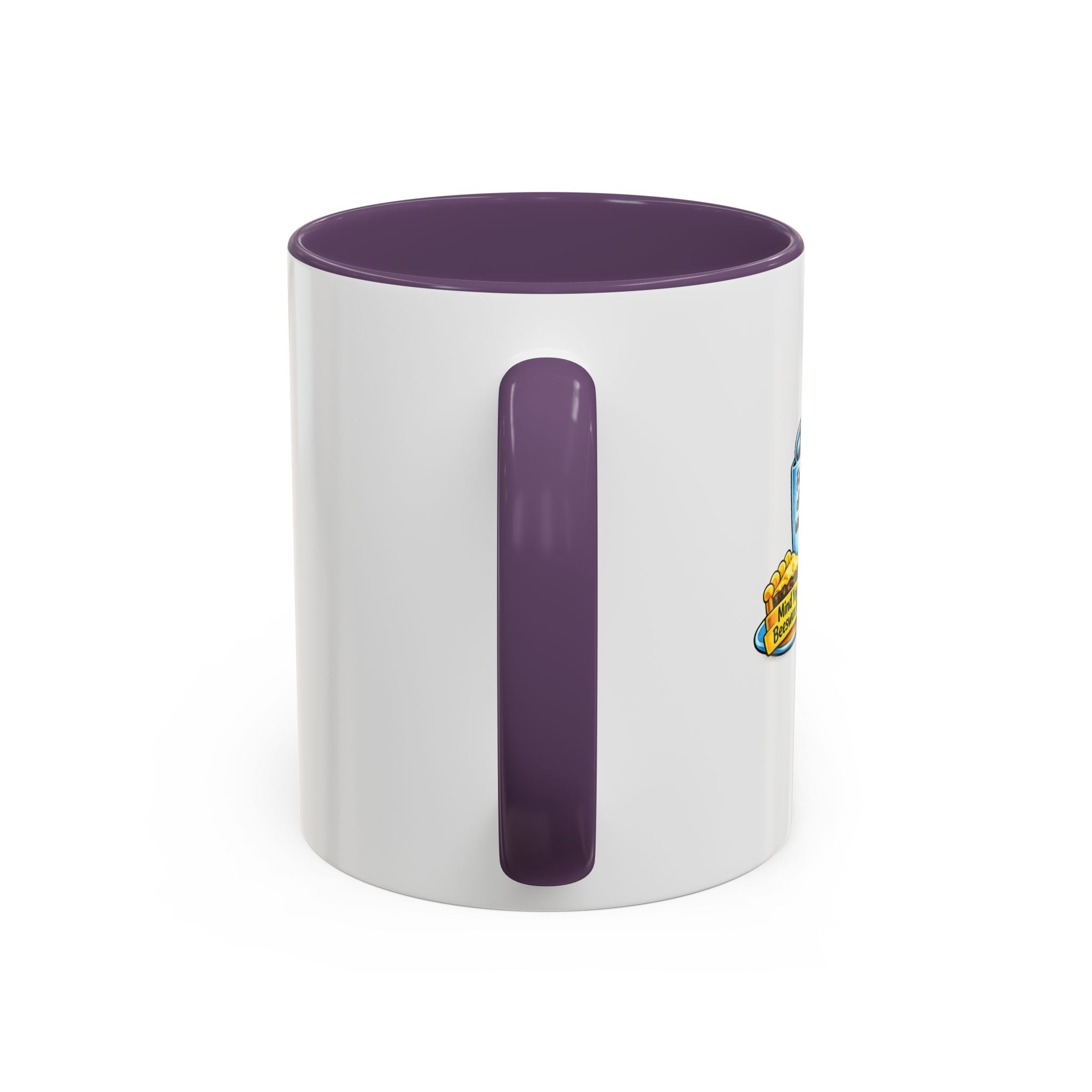 “First Cup of Coffee & Mind Your Beeswax Pie” Funny Coffee Mug