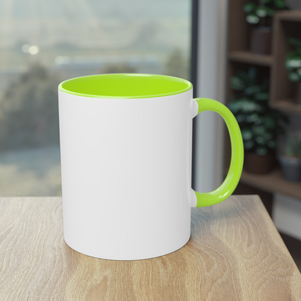 Inspirational Ticket Design Coffee Mug — "Sometimes You Just Have to Laugh" 11oz