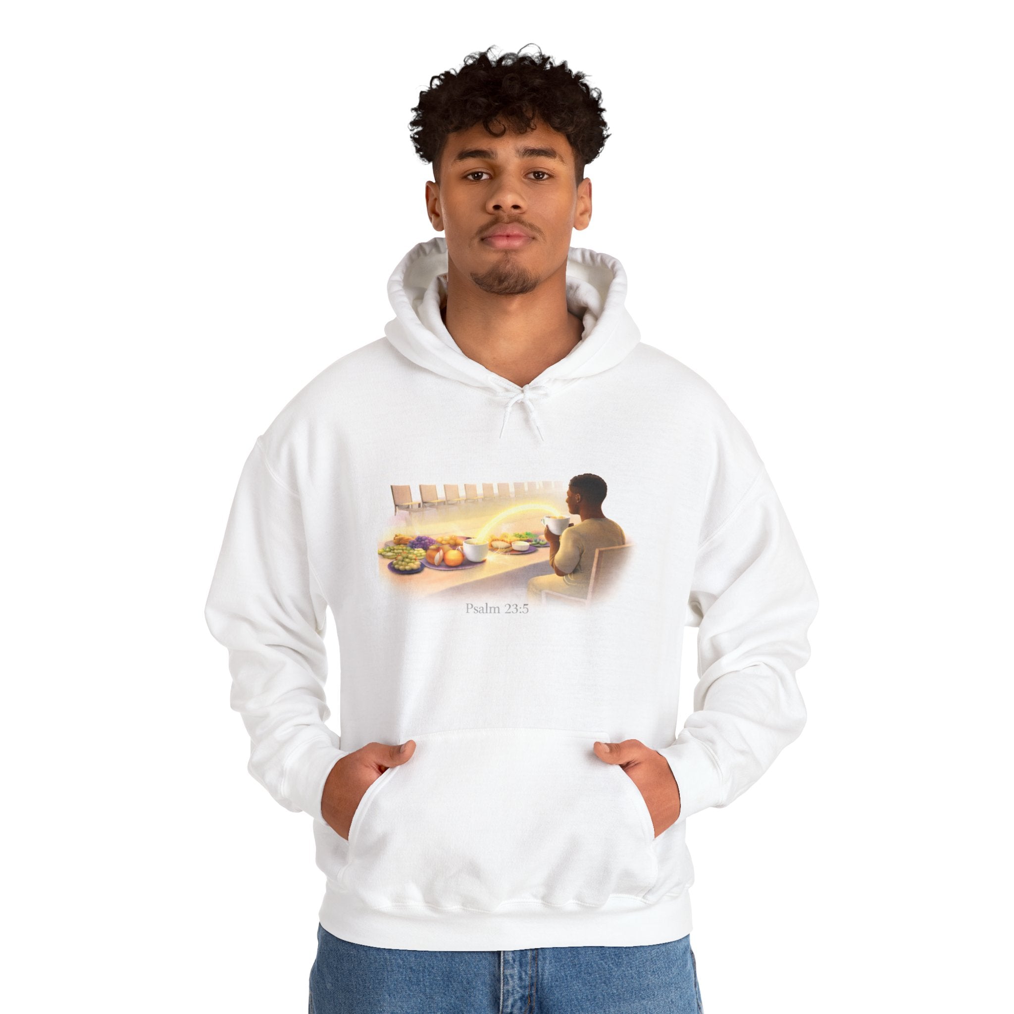 Psalm 23:5 “Overflowing Cup” Faith Hoodie