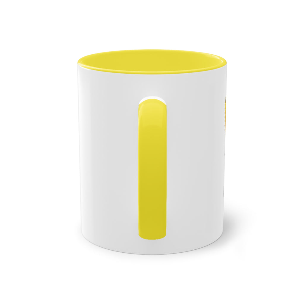 Inspirational Ticket Design Coffee Mug — "Sometimes You Just Have to Laugh" 11oz