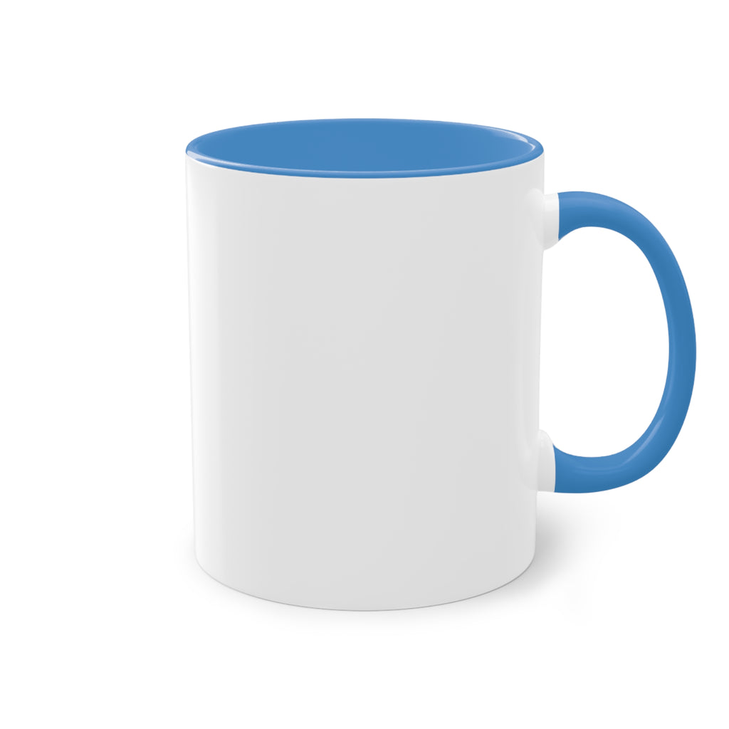 Inspirational Ticket Design Coffee Mug — "Sometimes You Just Have to Laugh" 11oz